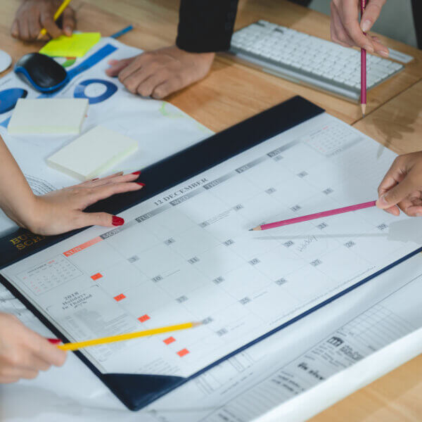 business team creative person are meeting at office to work about marketing plan idea discussion